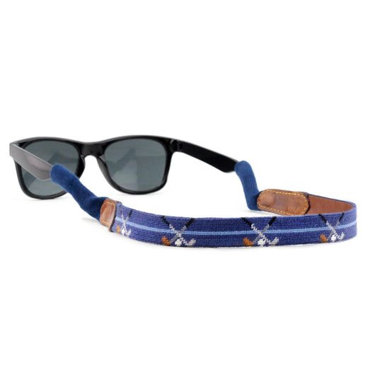 Crossed Clubs Sunglass Strap (Classic Navy)