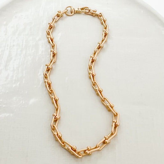 HORSESHOE CHAIN 18" SWIVEL CLASP 8043