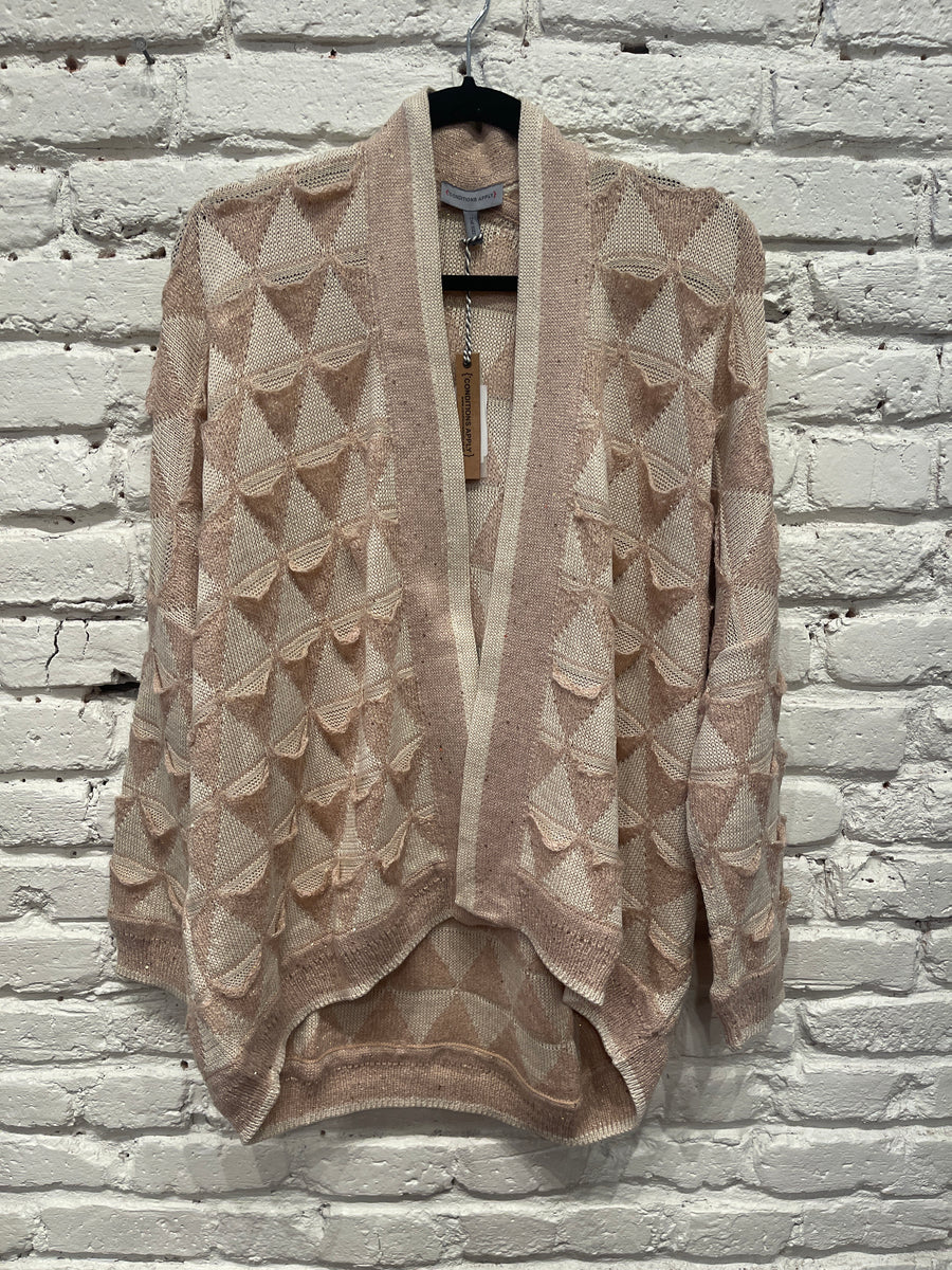 STELLE KNITTED COVERUP ROSE QUARTZ