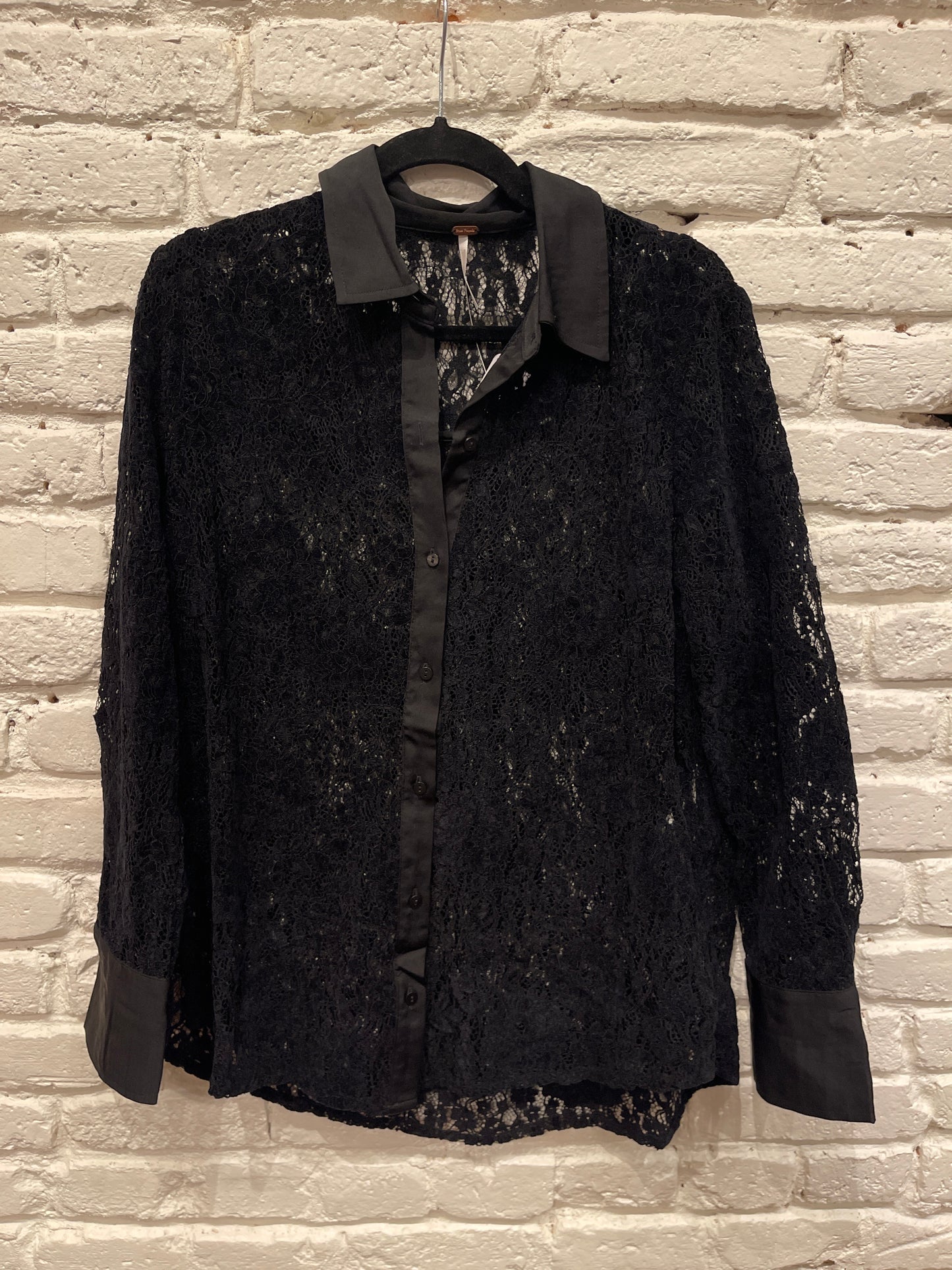 FAITH BUTTONDOWN / BLACK