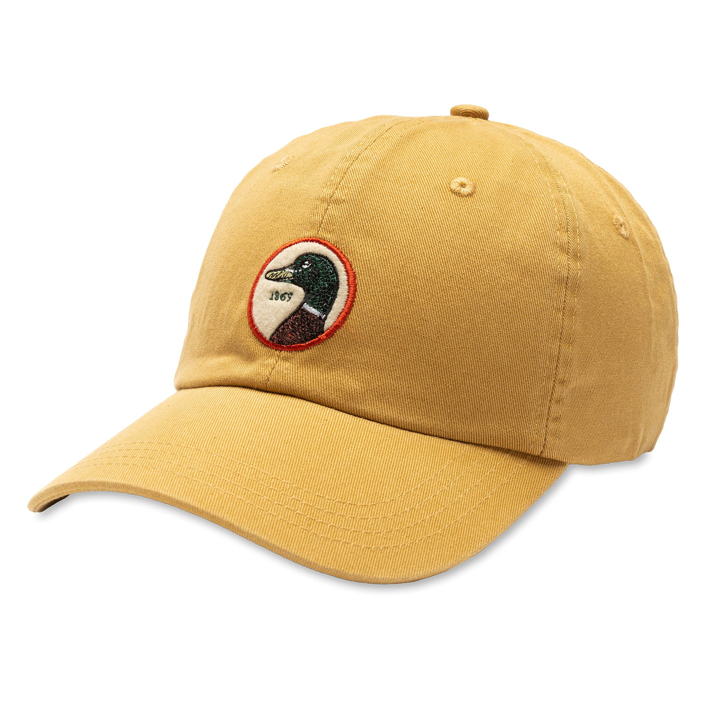 Circle Patch Twill Hat (Gold)
