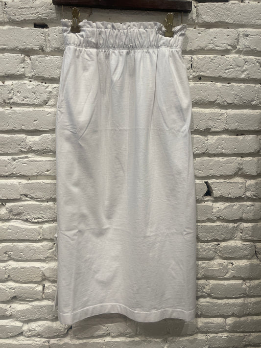 MANNY WHITE SLIT MIDI SKIT