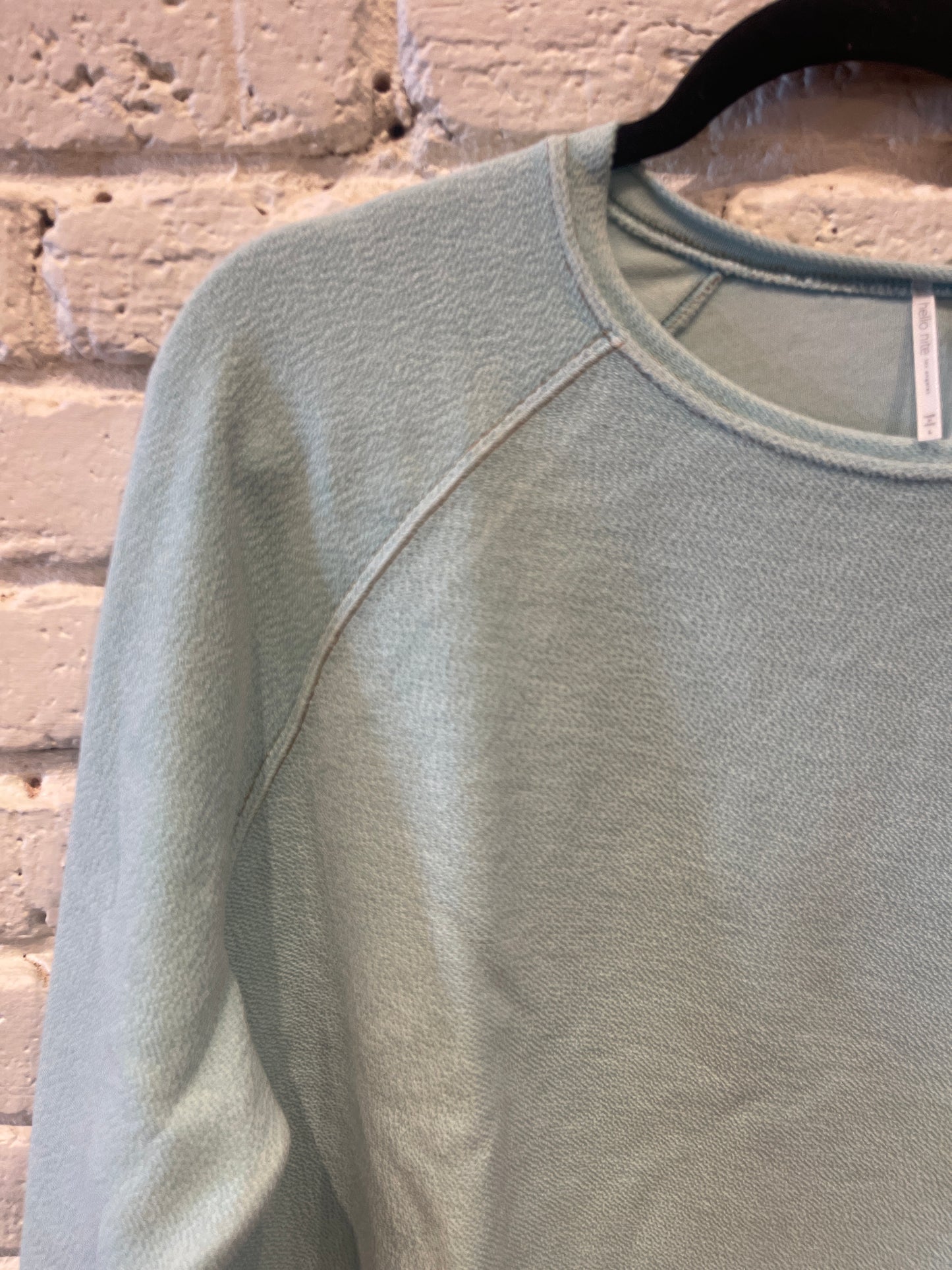 HARLOW HI LOW RAGLAN AQUA SKY