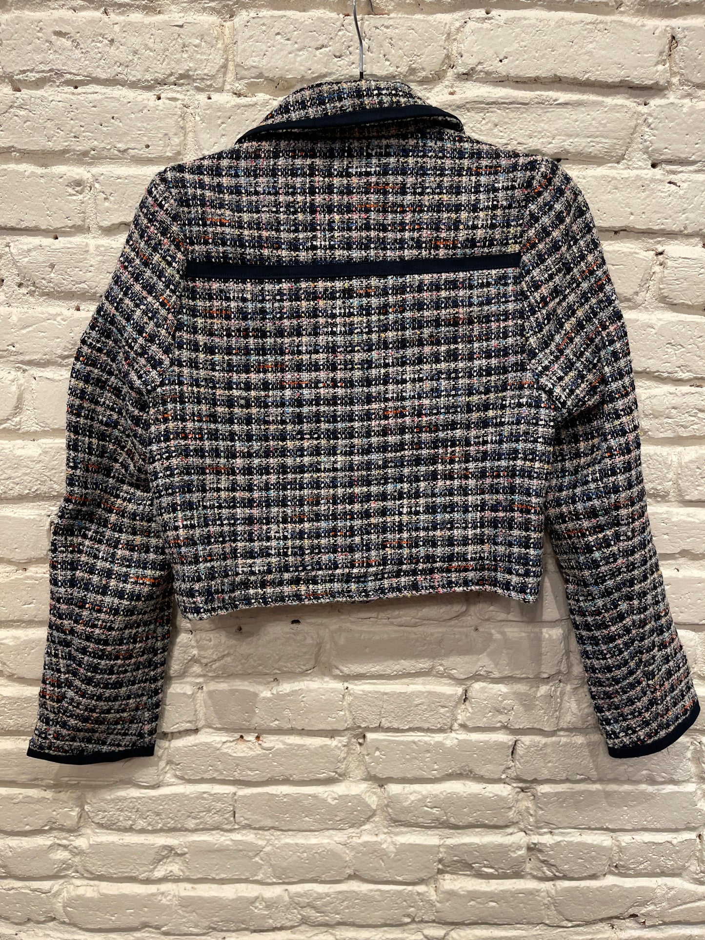 NAVY TWEED JACKET SK9817