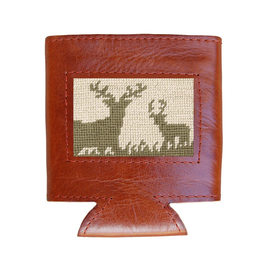 Deer Hunting Can Cooler (Light Khaki)