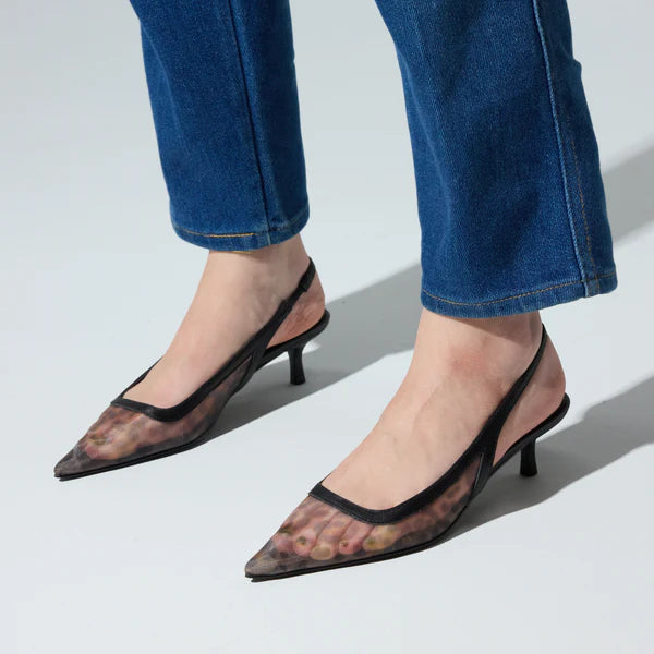 DELILAH LEOPARD MESH