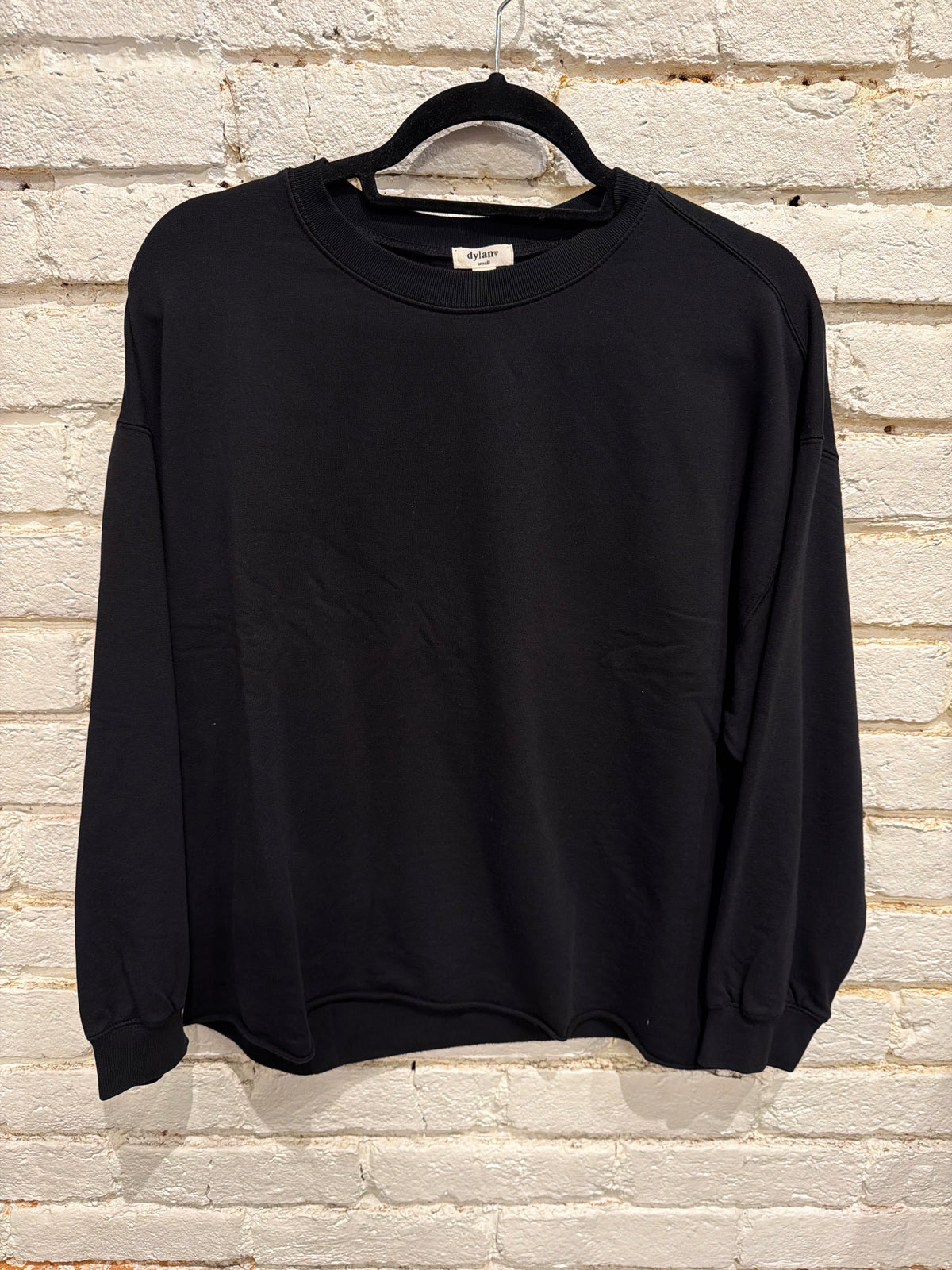MOCK SWEATSHIRT BLACK