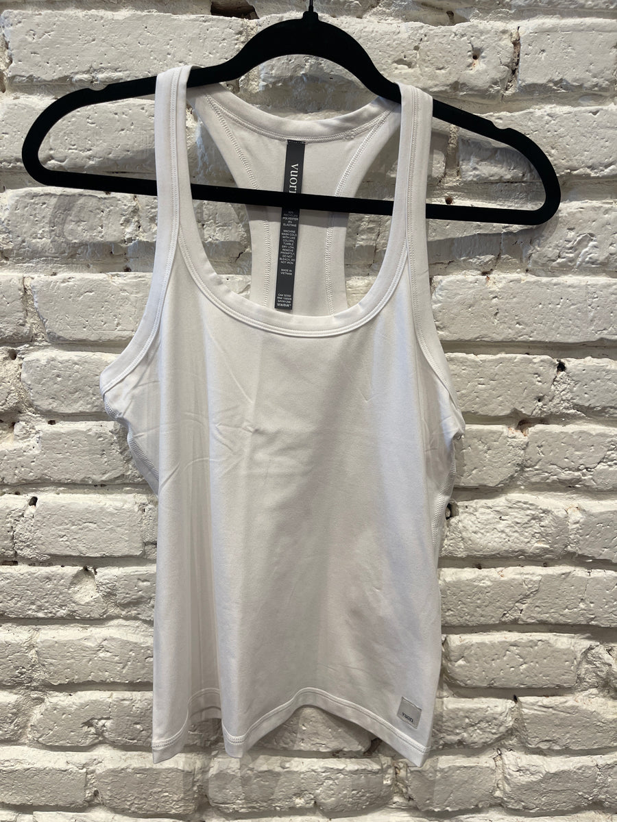 SL LUX RACERBACK TANK WHITE
