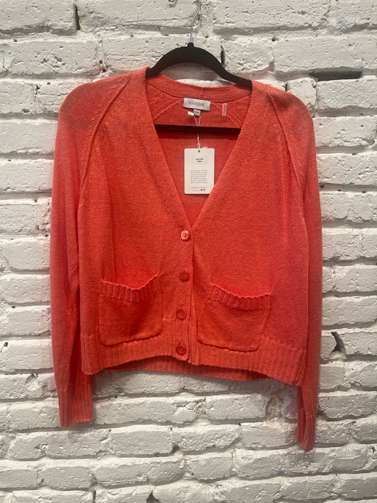 CROP BUTTON CARDI