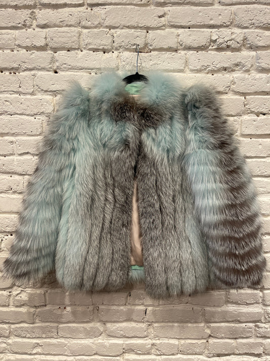 CROSS FOX JACKET DME1926 BLUE GREY