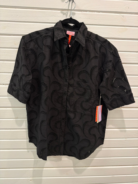 BOYFRIEND SHIRT BLACK PAISLEY