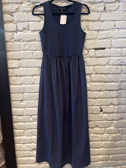 THE SPOT DRESS NAVY