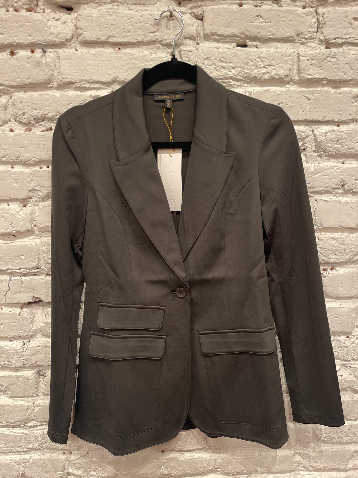 THE HAILEY BLAZER OLIVE