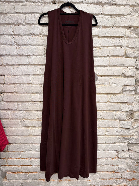 BAES PANEL DRESS CHOCOLATE