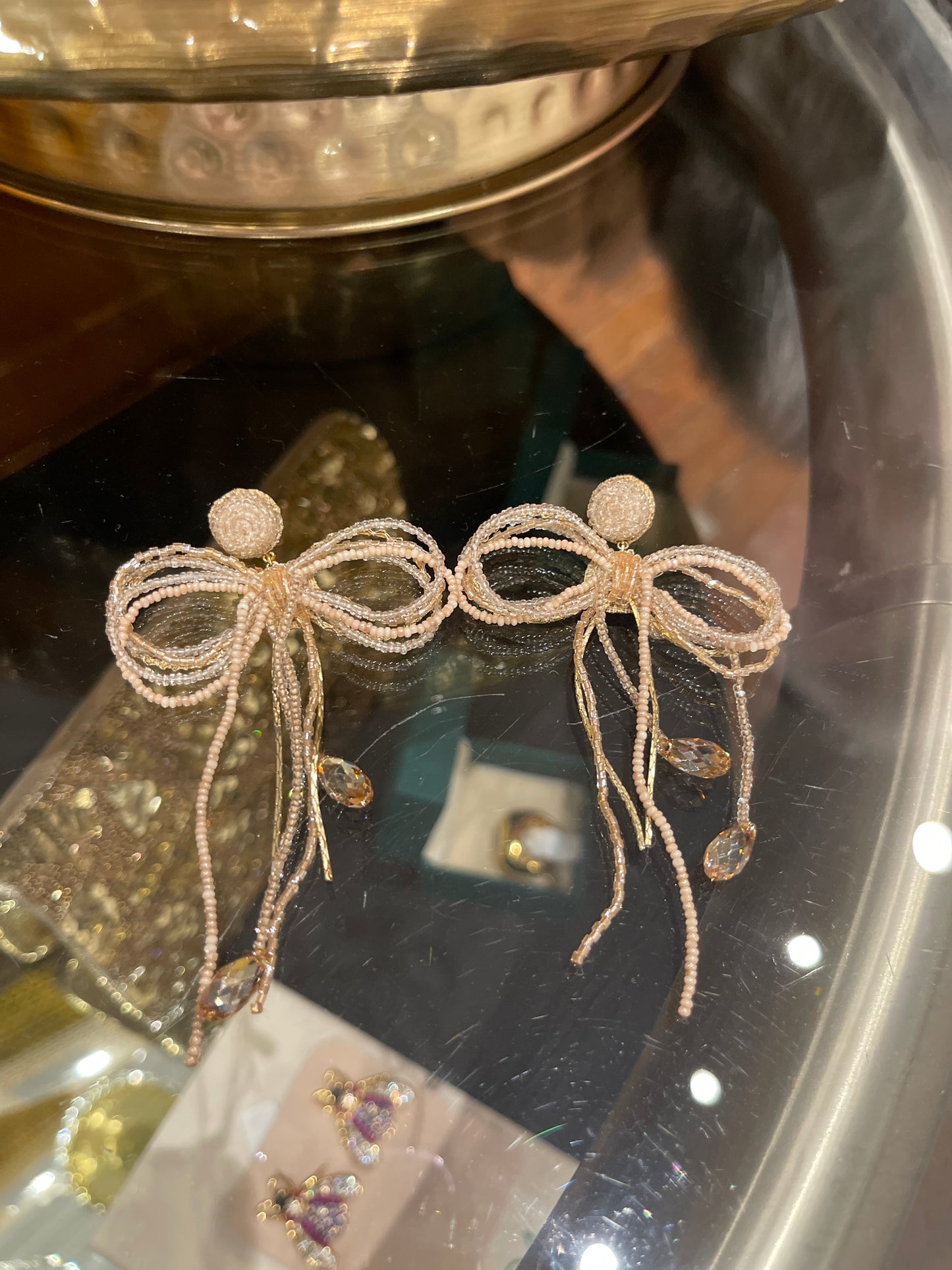 COQUETTE EARRINGS CHAMPANGE