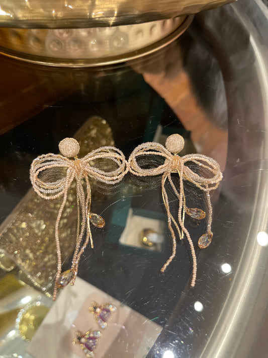 COQUETTE EARRINGS CHAMPANGE