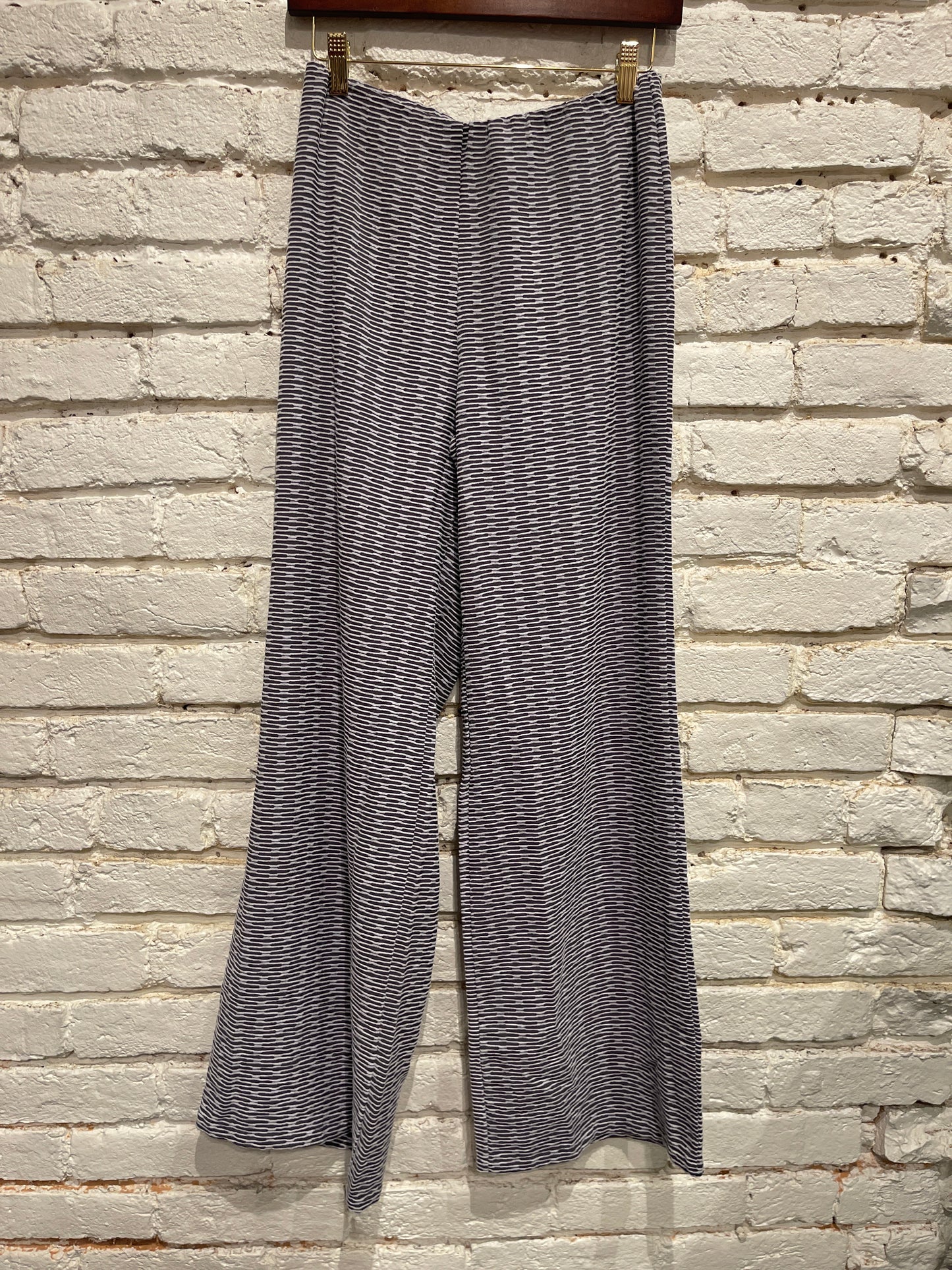 CHARCOAL WOVEN JACQUARD CHENILLE PANT