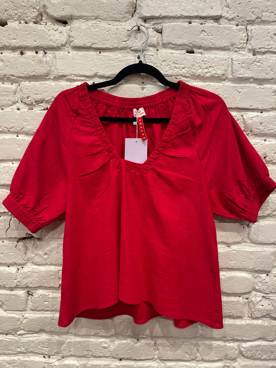 MARAKESH TOP RED