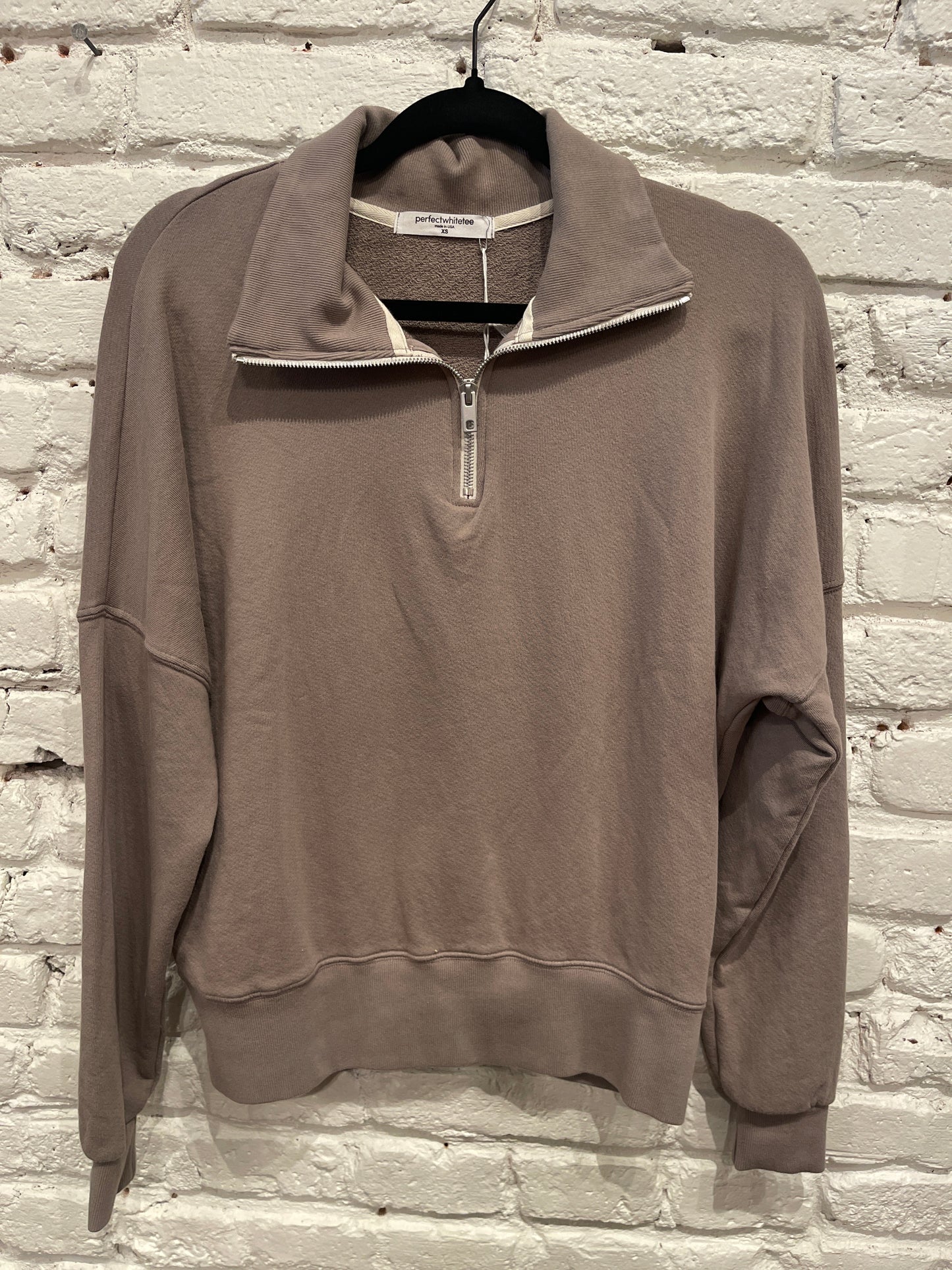 MAREN HALF ZIP MUSHROOM
