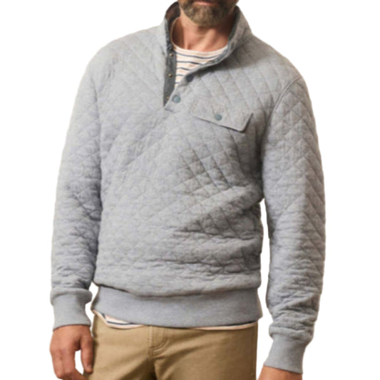 Epic Quilted Fleece Pullover (Ocean Wind Heather)