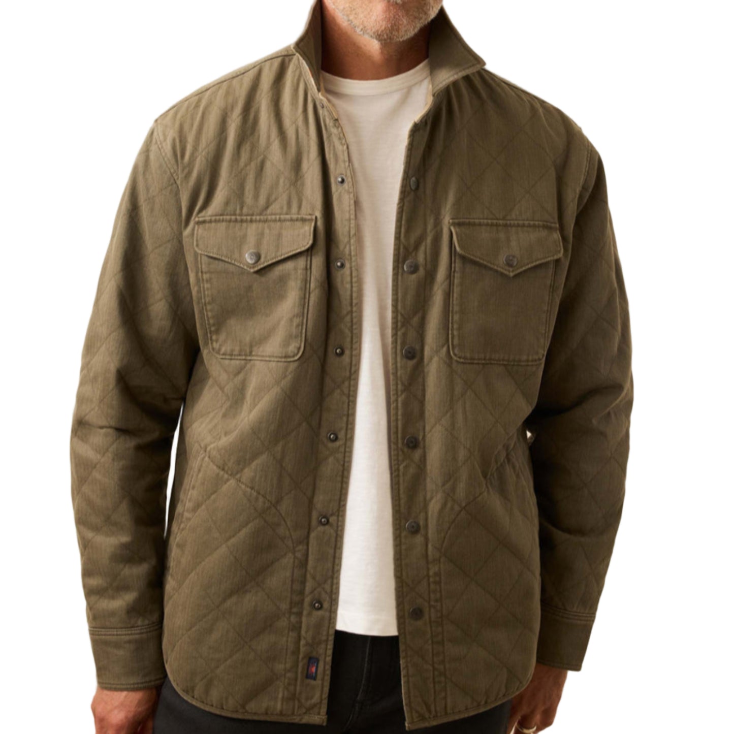 Doug Good Feather Reversible Bondi Jacket (Prairie Olive)
