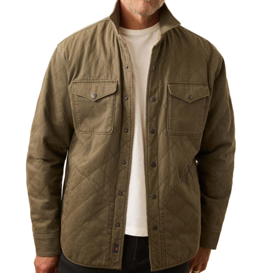 Doug Good Feather Reversible Bondi Jacket (Prairie Olive)