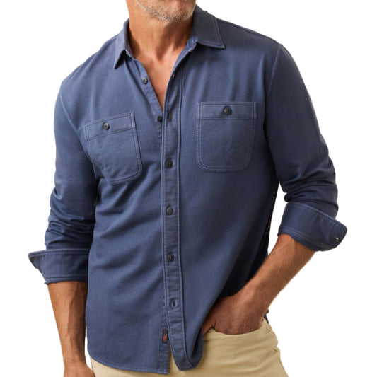 Field Knit Shirt (Blue Nights)