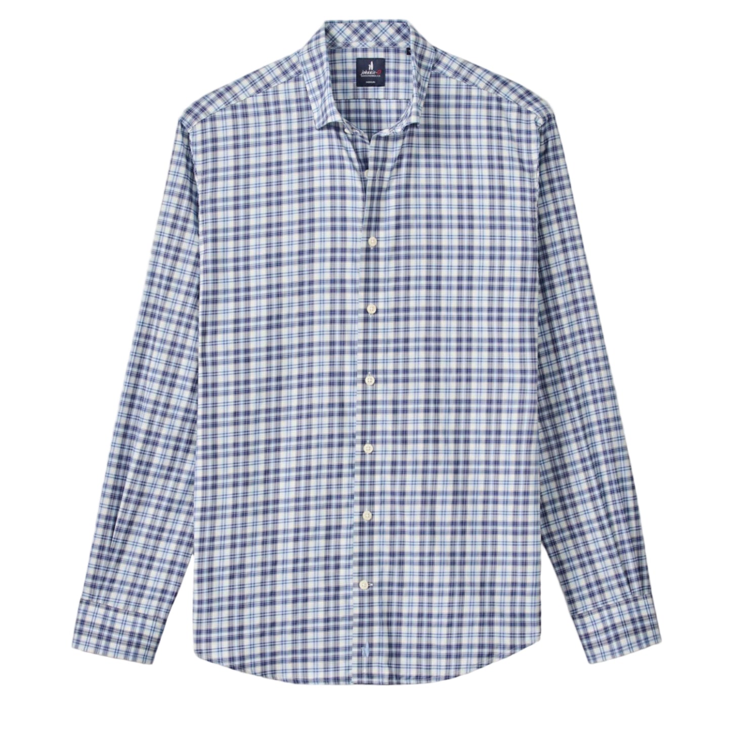 Featherweight Performance Button Down Shirt - Donovan (Navy)