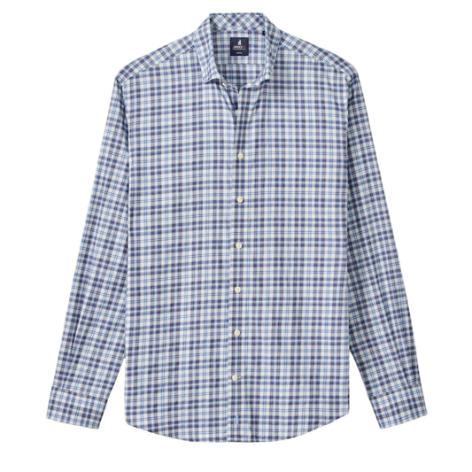 Featherweight Performance Button Down Shirt - Donovan (Navy)