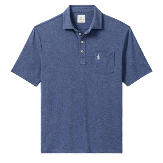 Original 4-Button Polo - Heathered 2.0 (Oceanside)