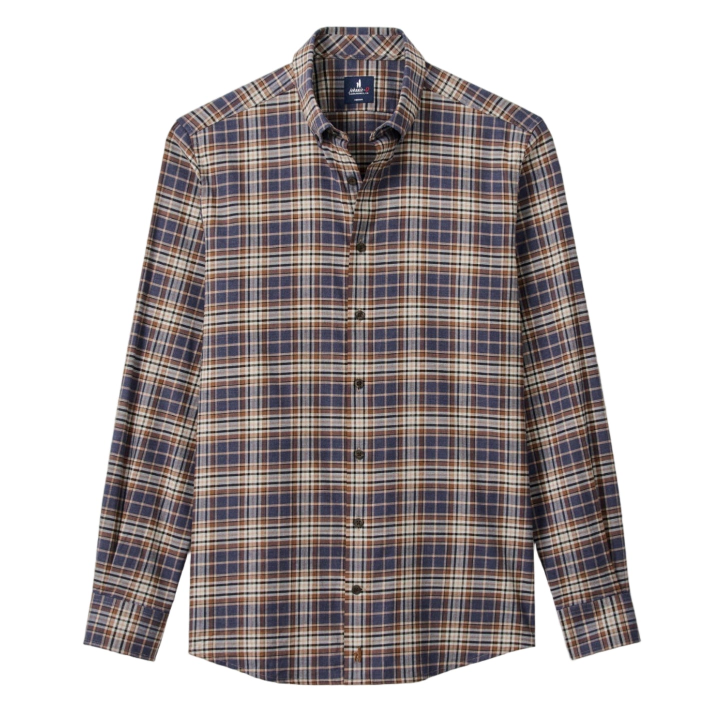 Performance Flannel Button Down Shirt - Kamper (Charcoal)