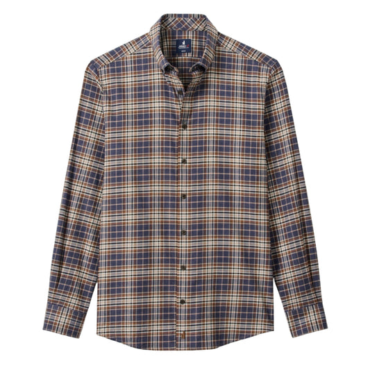 Performance Flannel Button Down Shirt - Kamper (Charcoal)