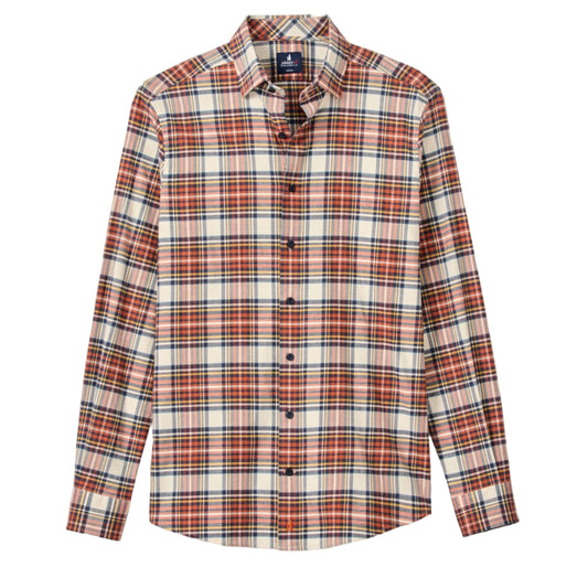 Performance Flannel Button Down Shirt - Knick (Pumpkin)