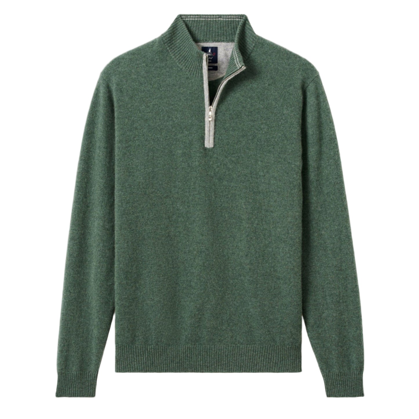 Niccolo Top Shelf Cashmere ¼ Zip Sweater (Cyprus)
