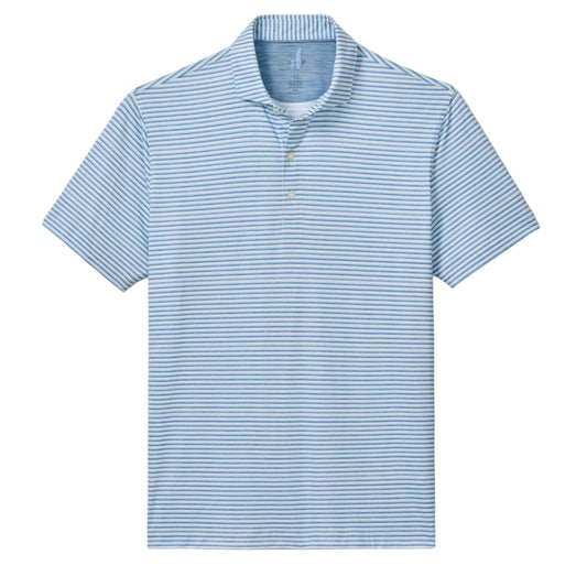 Featherweight Performance Polo - Warwick Stripe (Tide)