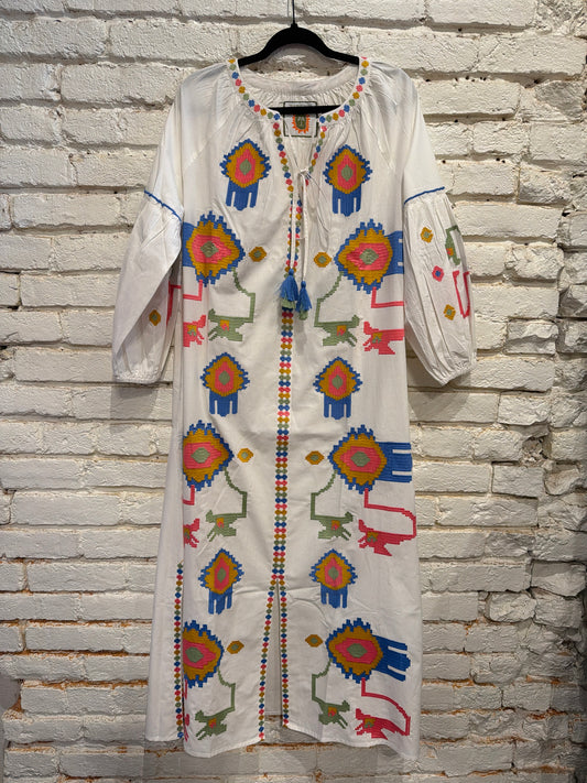 FALL FUNK WHITE DRESS