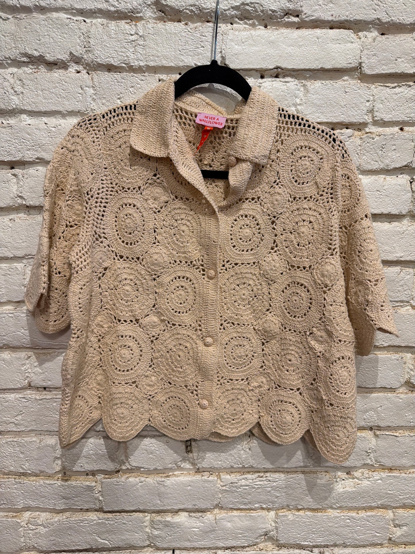 CROCHET BUTTON DOWN