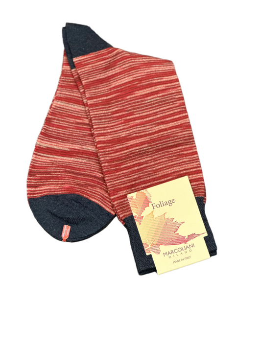 Autumn Shade Socks (Barolo Red)
