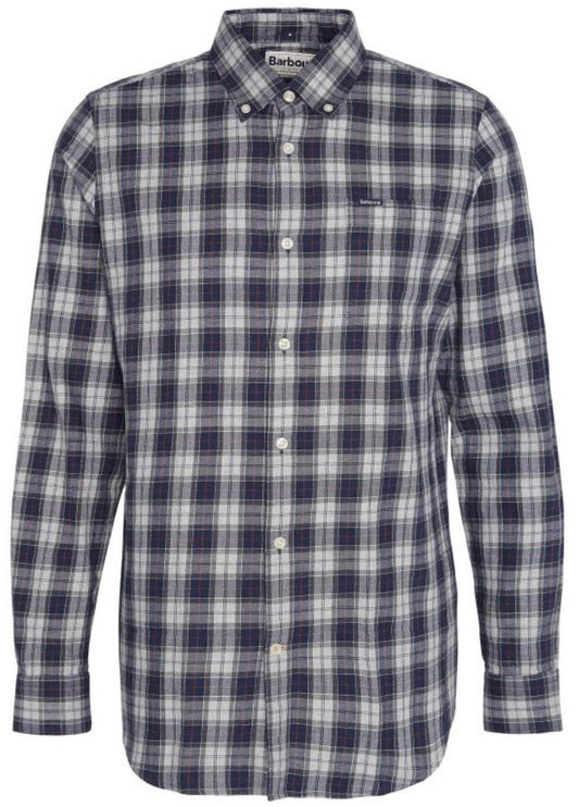 Barbour Lanark Tartan Tailored Shirt (Blue Granite)