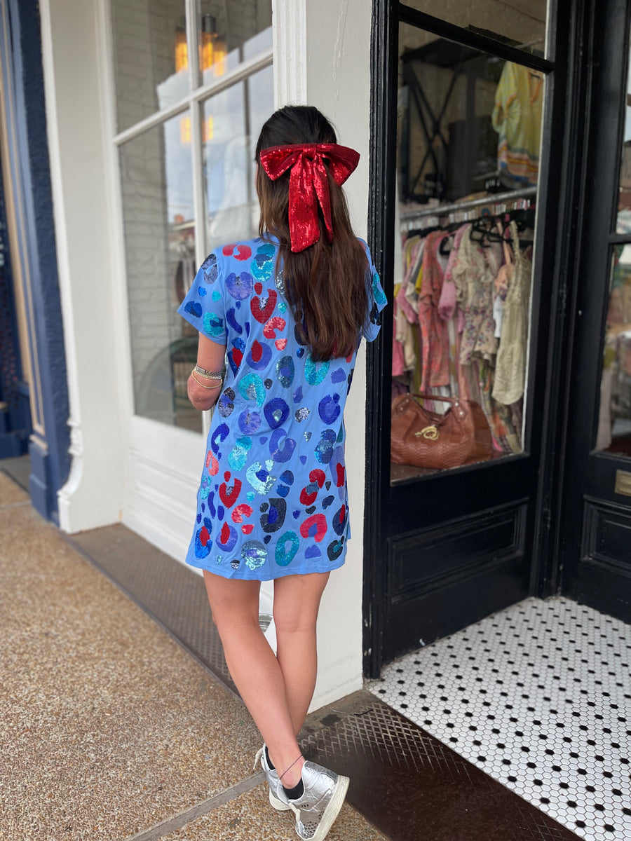 LEOPARD GAMEDAY SEED BEAD DRESS