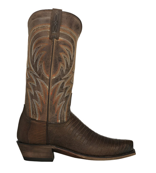 Percy Western Boot (Antique Tan + Tan)