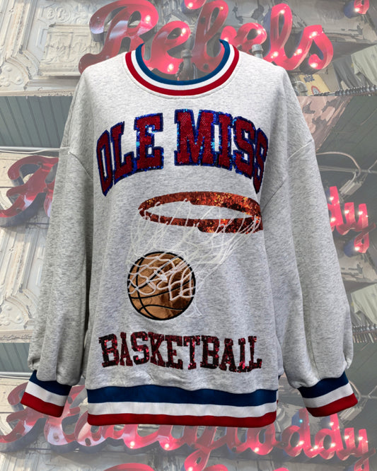 OLE MISS BASKETBALL SWEATSHIRT