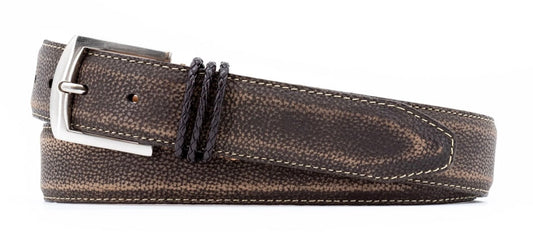 Bermuda Braid Pebble Grain Belt (Old Clay)