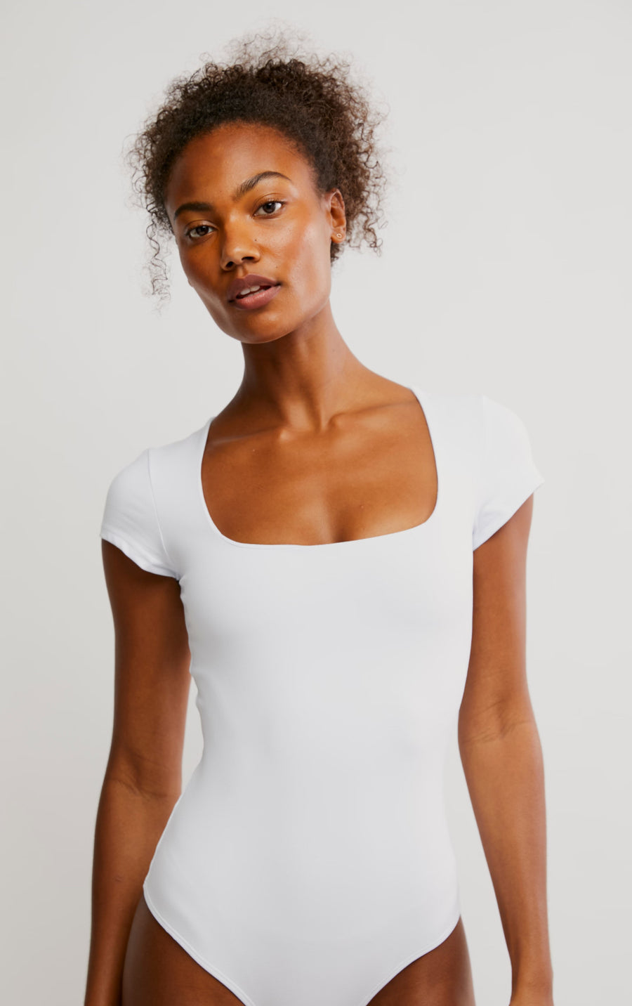 SQUARE EYES BODYSUIT WHITE