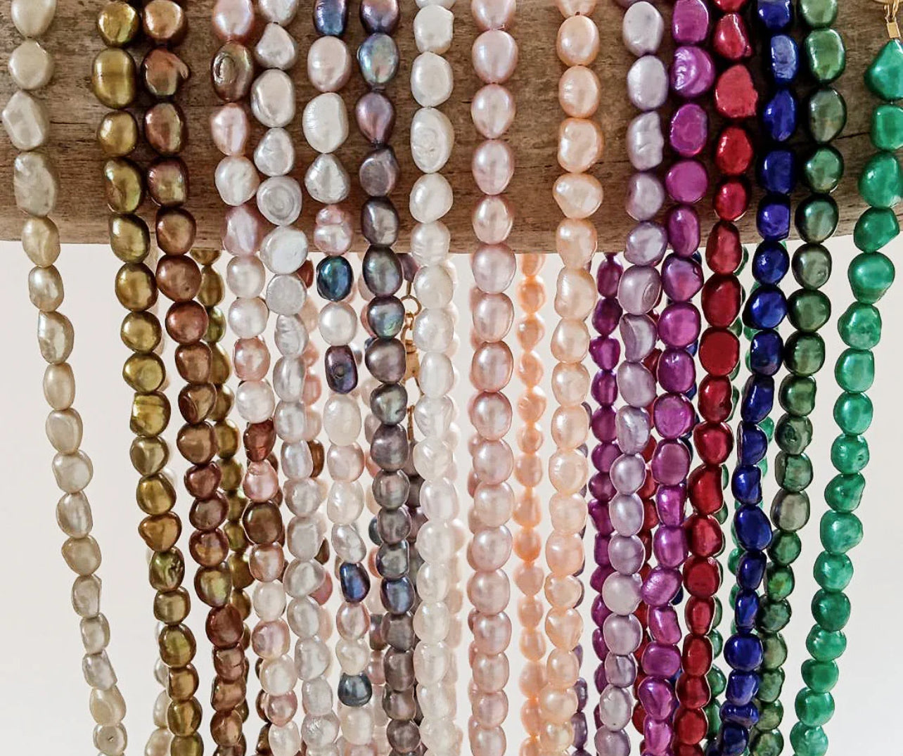 18" SMALL PEARL NECKLACE 8013S