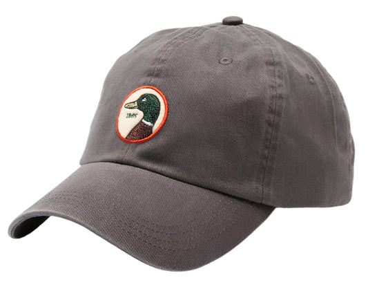 Circle Patch Twill Hat (Steel Gray)