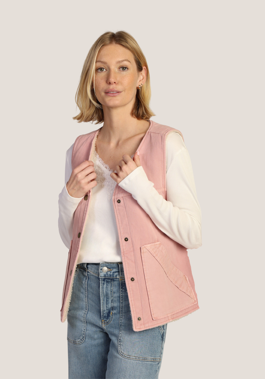 Bowie Vest w/ Sherpa Lining