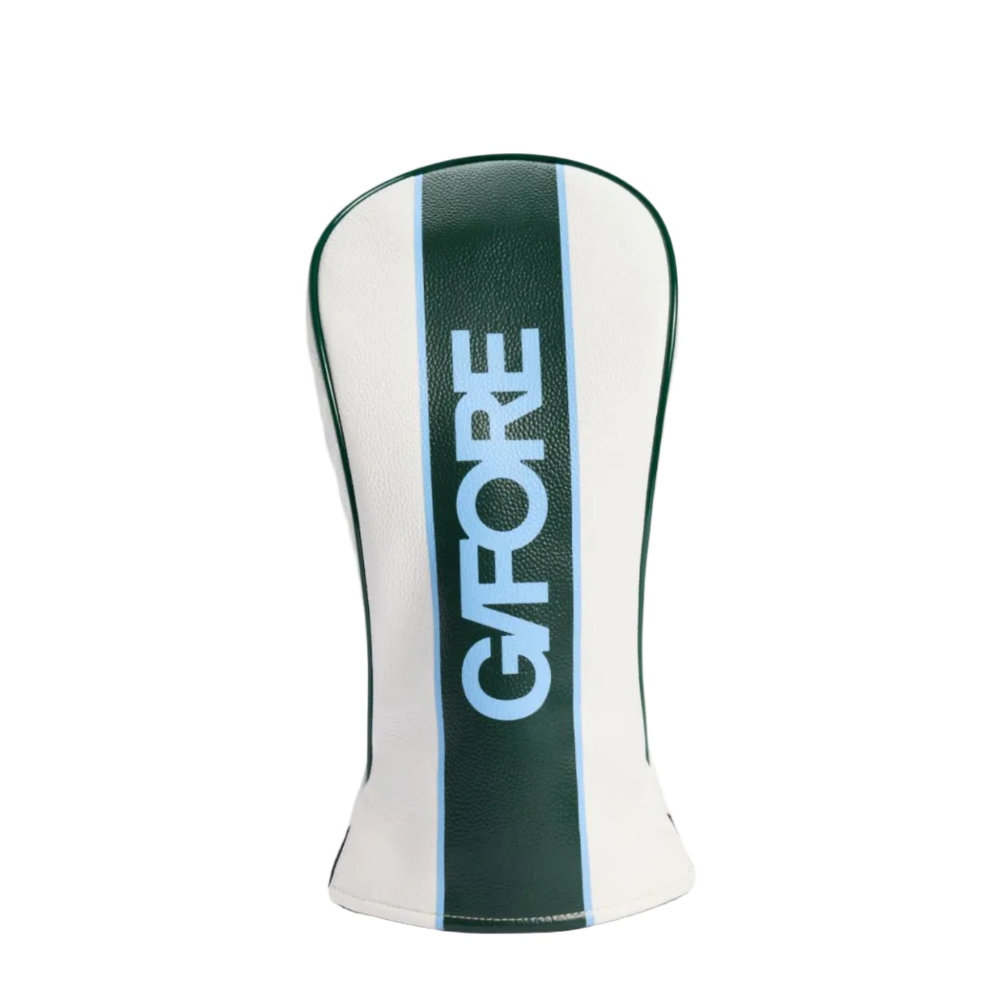 Retro Stripe Leather Driver Headcover (Snow/Multi)