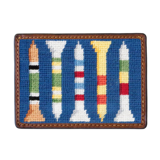 Golf Tees Card Wallet (Blueberry)