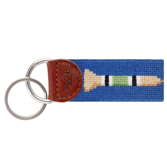 Golf Tees Key Fob (Blueberry)